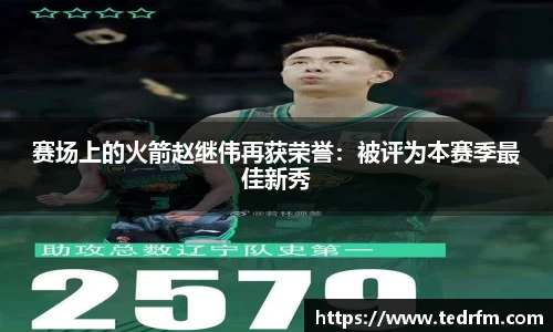 赛场上的火箭赵继伟再获荣誉：被评为本赛季最佳新秀